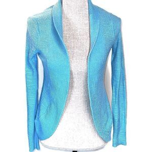 Lilly Pulitzer Shrug cardigan Sweater blue Womens Sz XS